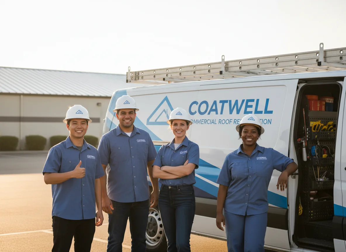 Commercial roof coating company in Rochelle, IL